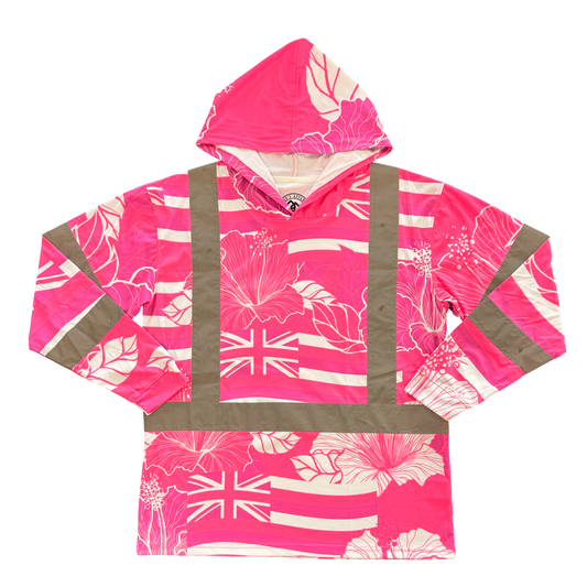 STATE OF ALOHA - L/S HOODIE CLASS 3 - PINK