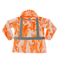 MAILE LEI / PIKAKE- LONG SLEEVE HOODIE - ORANGE