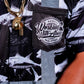 DA AHI RUN - SHORT SLEEVE POLO - BLACK