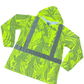 MAILE LEI / PIKAKE- LONG SLEEVE HOODIE - YELLOW