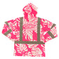 MONSTERA MADNESS - LONG SLEEVE HOODIE - CL 3 - PINK