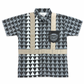 LOKAHI PLAID - SHORT SLEEVE POLO - CLASS 2 - BLACK