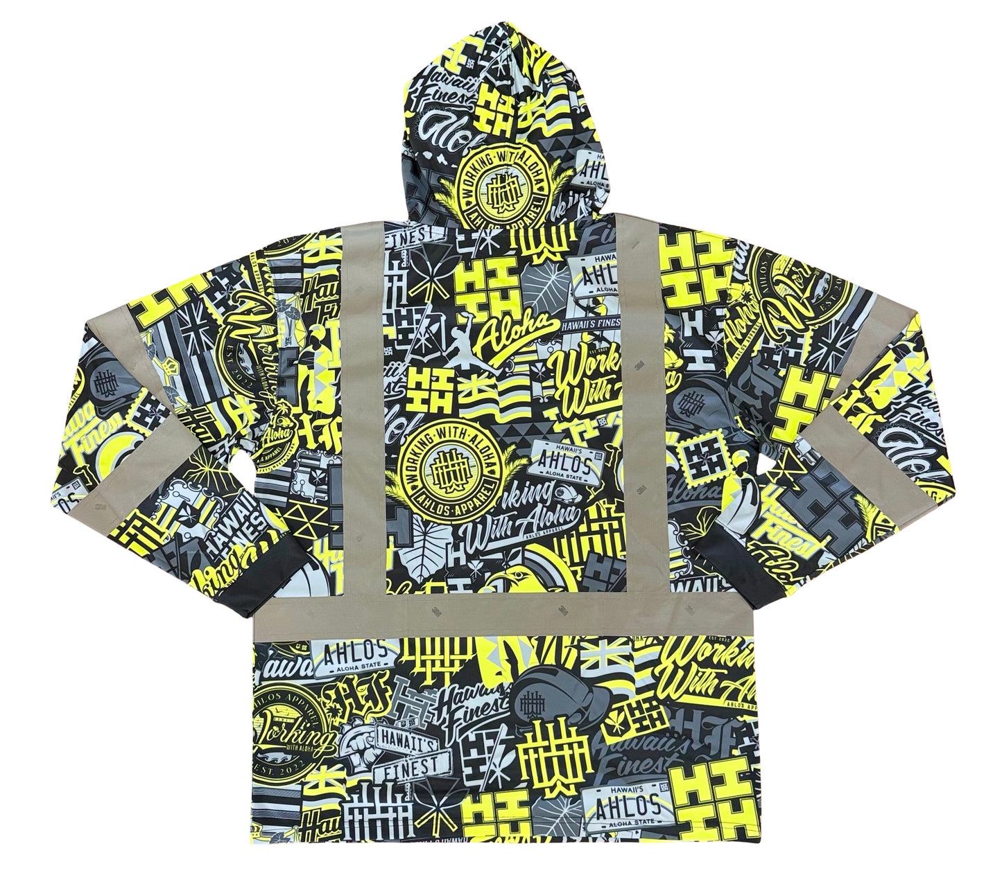 HIFI X WWA - LONG SLEEVE HOODIE - CL 3- STICKER BOMB