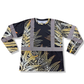 LAUA'E FERN - LONG SLEEVE TSHIRT - BLACK & GOLD