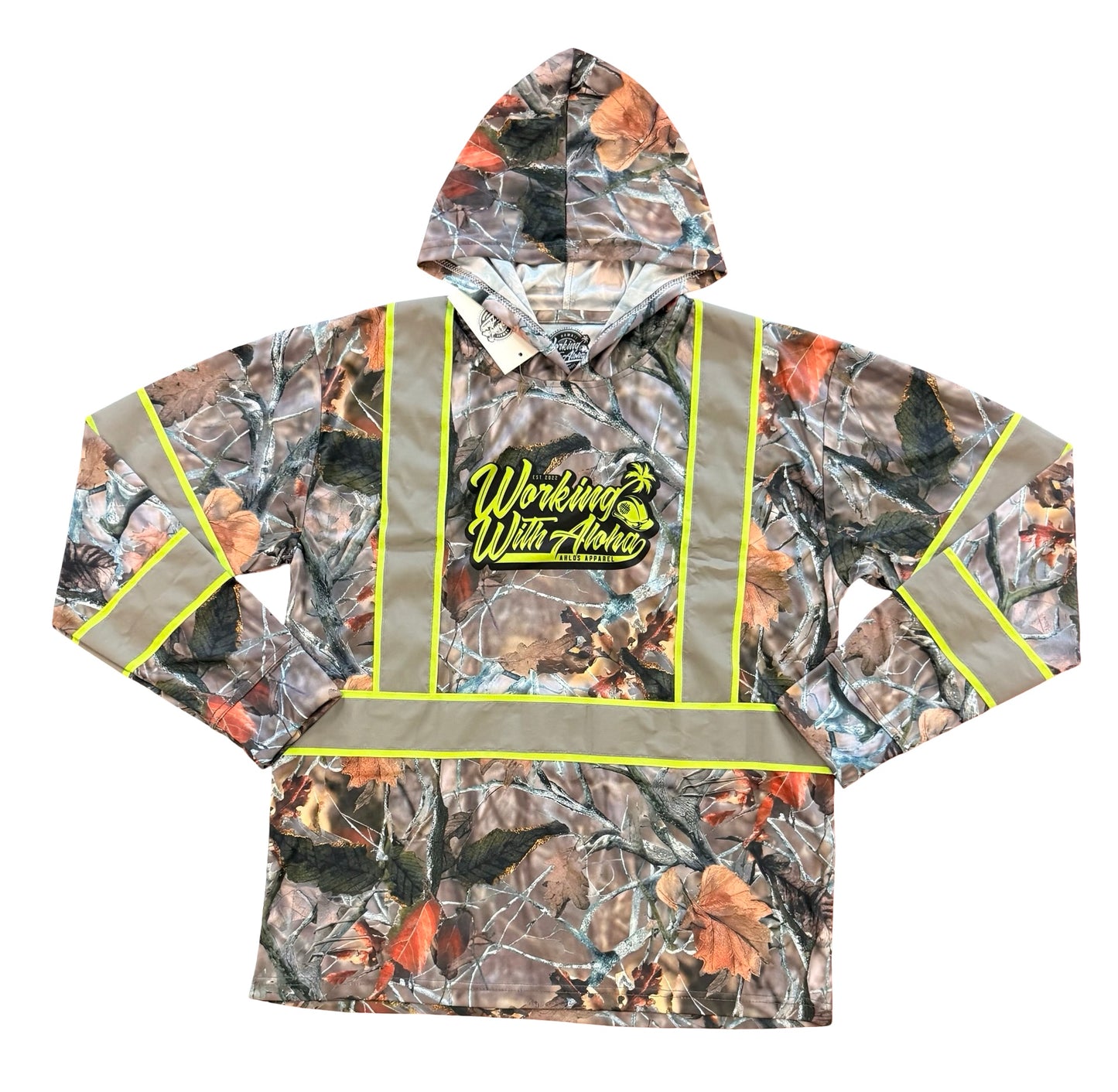 TREE CAMO - LONG SLEEVE HOODIE - CLASS 3
