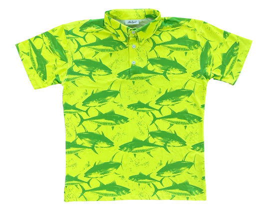 DA AHI RUN - CLASSIC POLO  - YELLOW