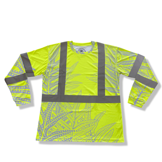 LAUA'E FERN - LONG SLEEVE TSHIRT - YELLOW