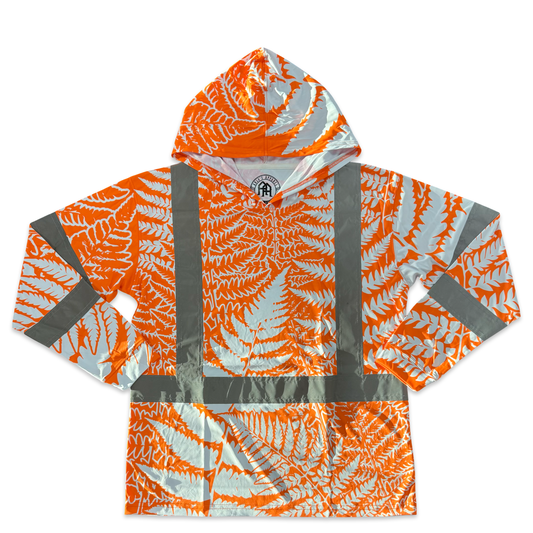 PALAPALAI FERN - LONG SLEEVE HOODIE - CLASS 3 - ORANGE