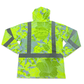 HIBISCUS CAMO  - LONG SLEEVE HOODIE - CLASS 3 - YELLOW