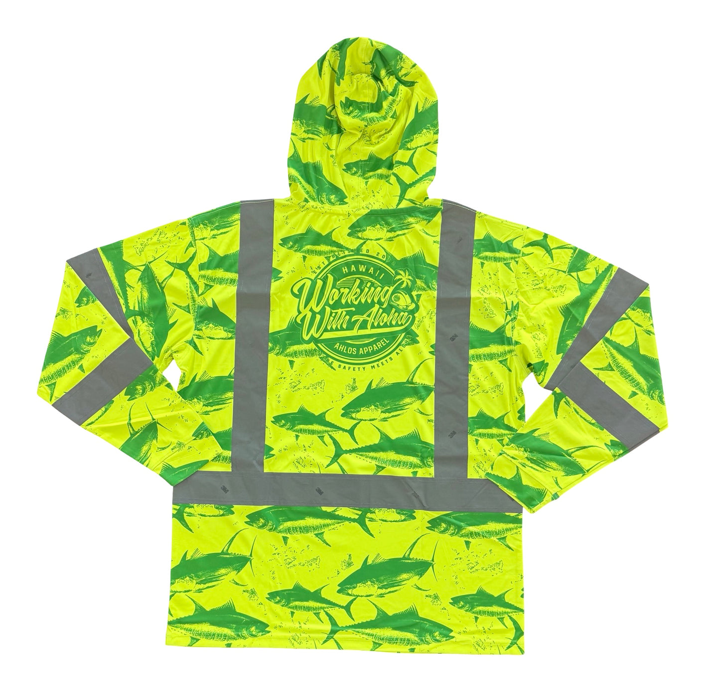 DA AHI RUN - LONG SLEEVE HOODIE - YELLOW