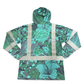 HIBISCUS CAMO  - LONG SLEEVE HOODIE - CLASS 3 - FOREST GREEN