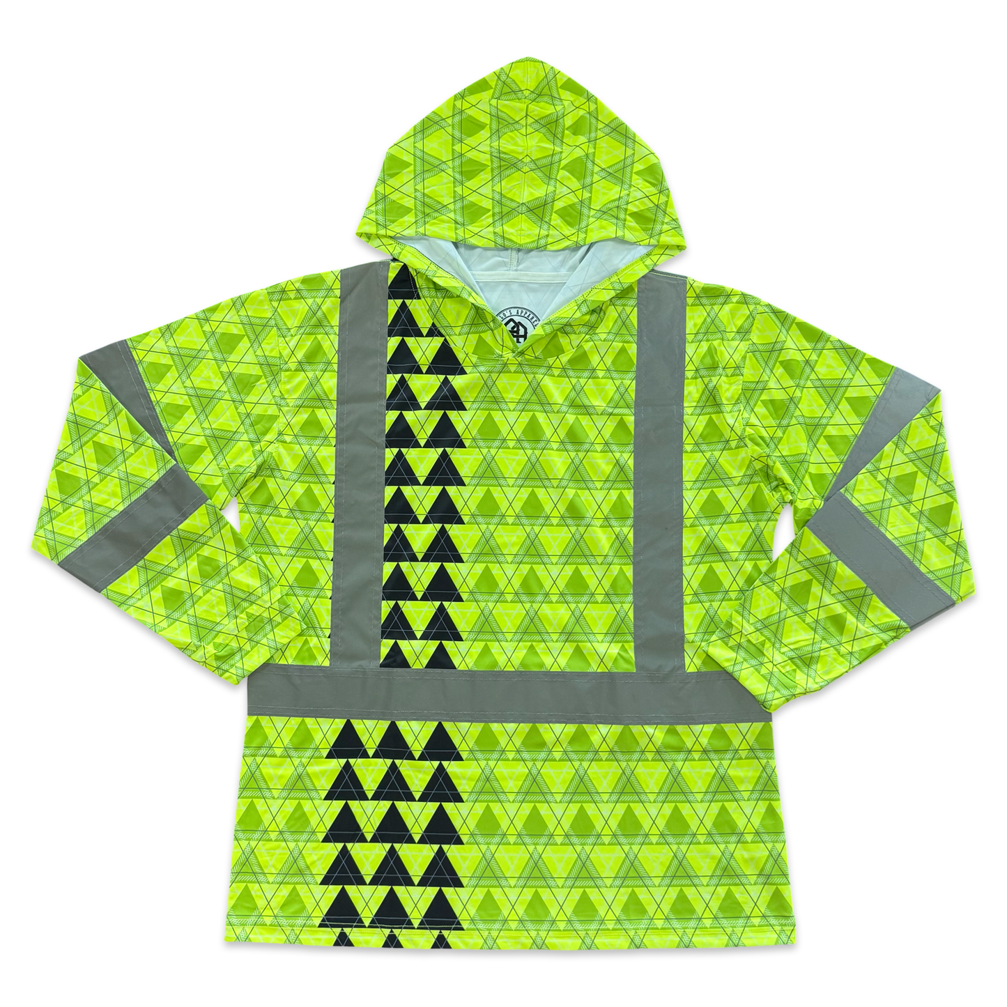 LOKAHI PLAID - LONG SLEEVE HOODIE - CLASS 3 - YELLOW