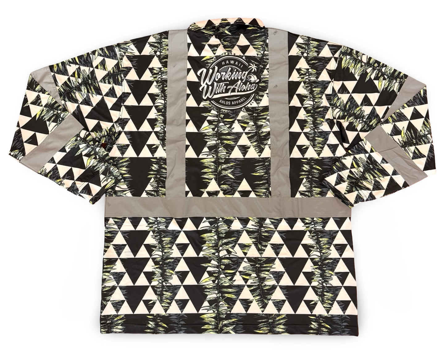 MANA MAILE -LONG SLEEVE POLO-CL 3- BLACK