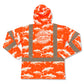 DA AHI RUN - LONG SLEEVE HOODIE - ORANGE