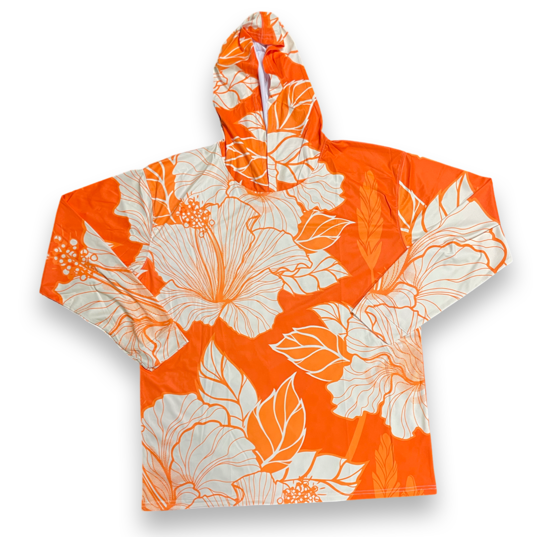 ORANGE - LONG SLEEVE HOODIE