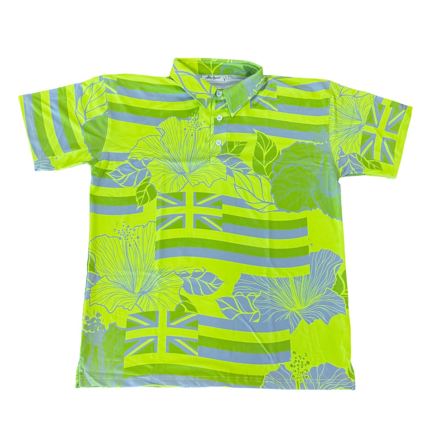 STATE OF ALOHA - S/S CLASSIC POLO - YELLOW