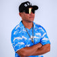 DA AHI RUN - CLASSIC POLO  - BLUE