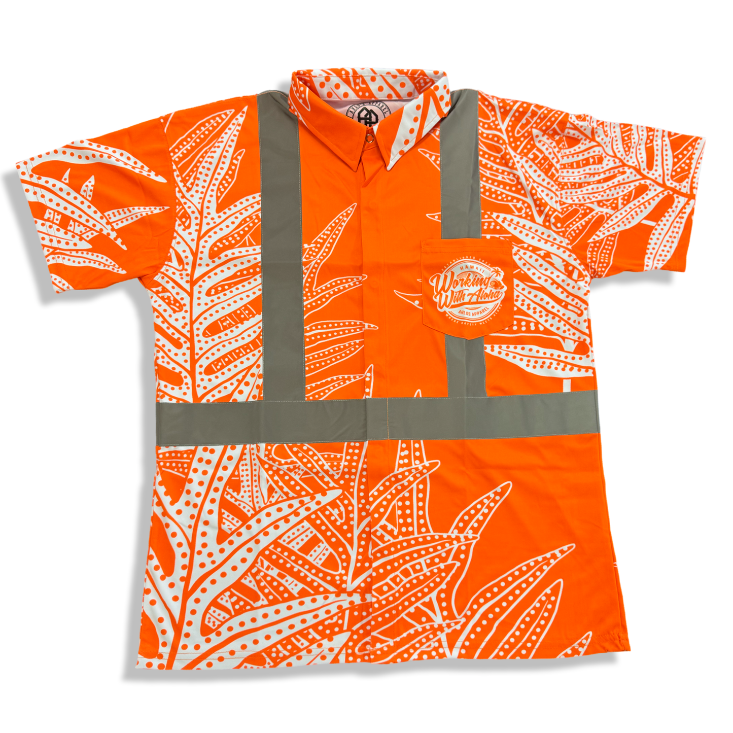 LAUA’E SHORT SLEEVE POLO - ORANGE