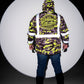 GREEN CAMO WINDBREAKER JACKET - CLASS 3