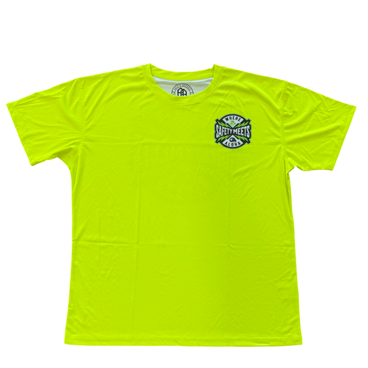 WHERE SAFETY MEETS ALOHA - SHORT SLEEVE - YELLOW