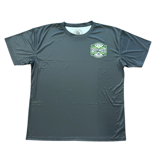 WHERE SAFETY MEETS ALOHA - SHORT SLEEVE - BLACK