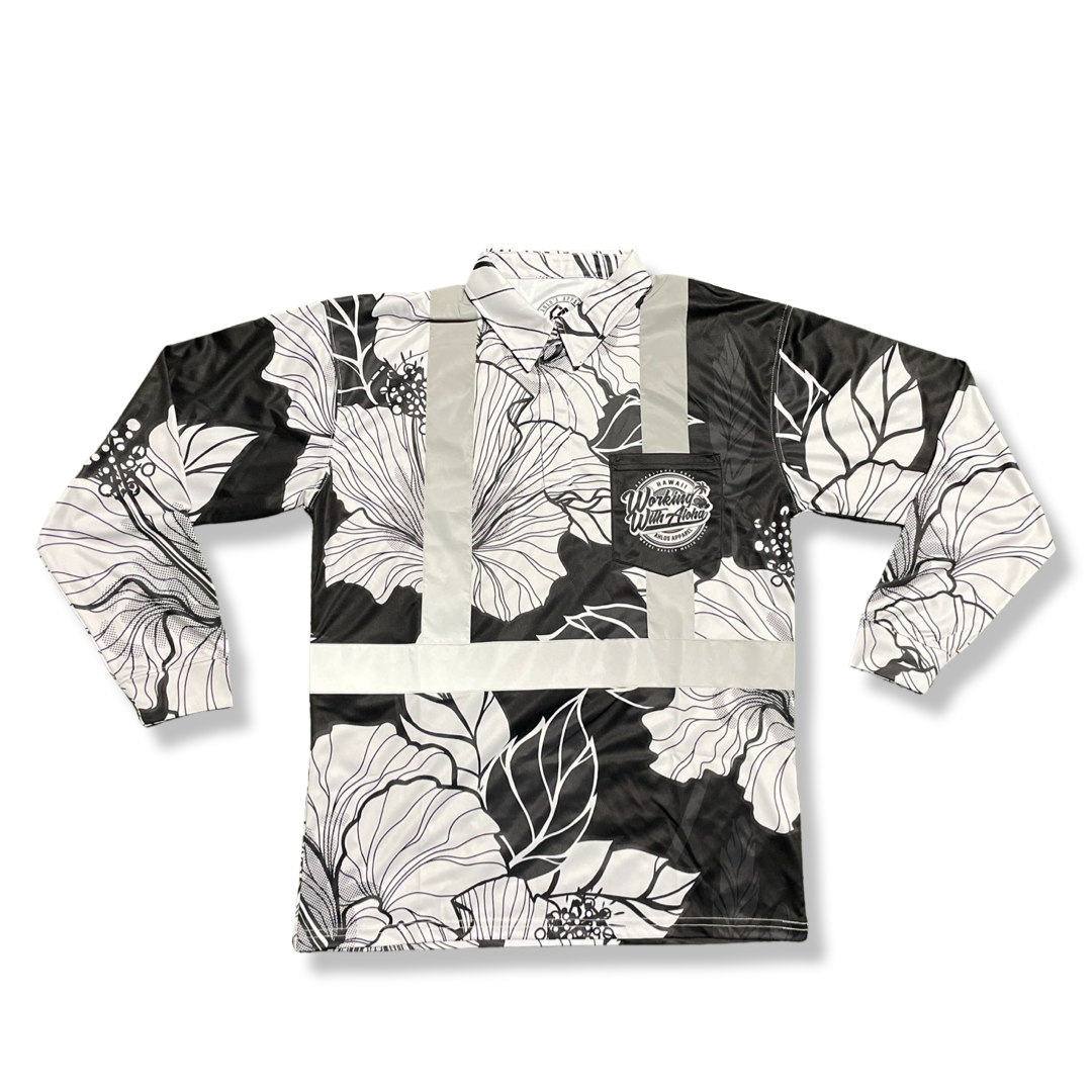 LONG SLEEVE- BLACK - HIBISCUS