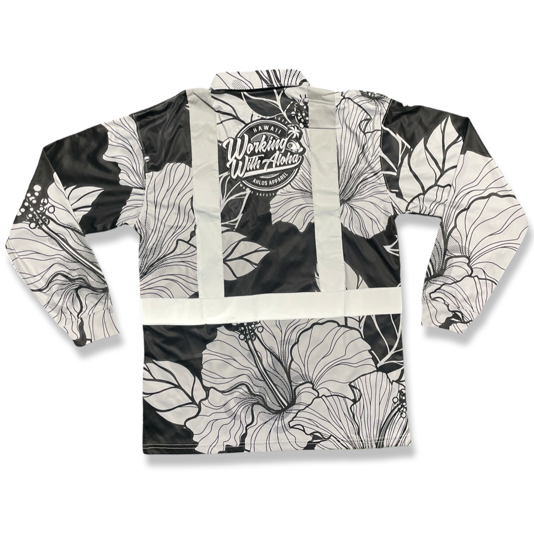 LONG SLEEVE- BLACK - HIBISCUS