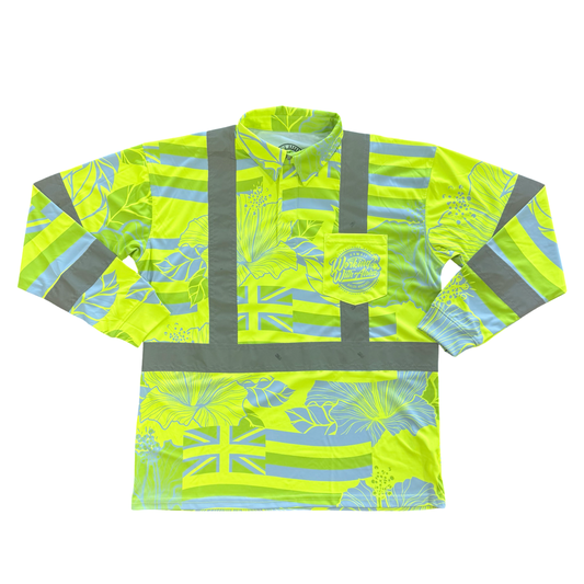 STATE OF ALOHA - L/S POLO CLASS 3 - YELLOW
