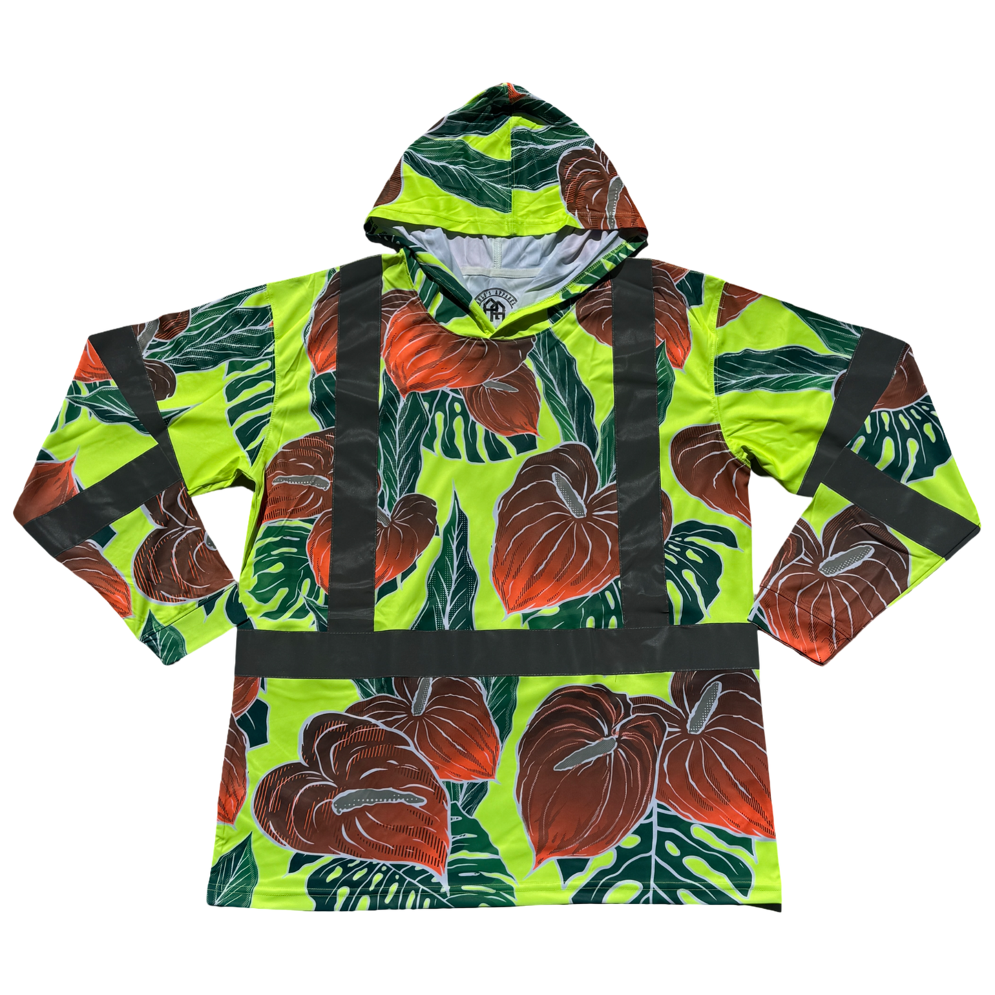 ANTHURIUM COLOFUL - LONG SLEEVE HOODIE - YELLOW