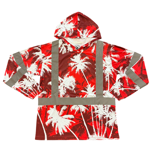 COCO BREEZE - LONG SLEEVE HOODIE - RED