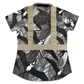 IWA BIRD -WOMENS SHORT SLEEVE POLO- BLACK/WHITE