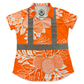 ULU -WOMENS SHORT SLEEVE POLO- ORANGE
