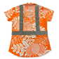 ULU -WOMENS SHORT SLEEVE POLO- ORANGE