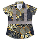 ULU -WOMENS SHORT SLEEVE POLO- BLACK/GOLD