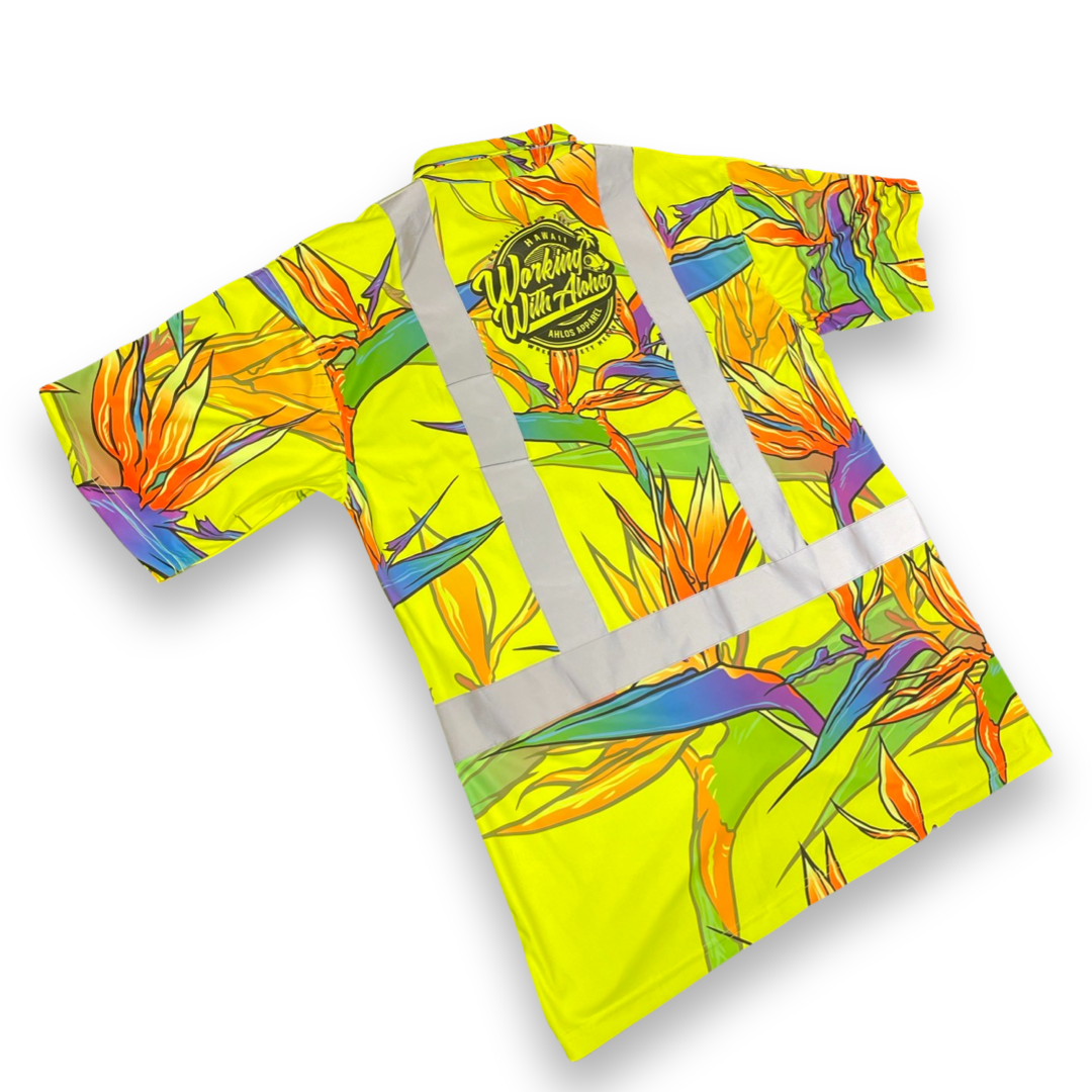 Yellow -BOP- HI VIS Aloha Polo