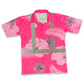 Pink-Tropical Flowers-HI VIS Aloha Polo