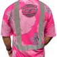 Pink-Tropical Flowers-HI VIS Aloha Polo