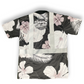 Black-Tropical Flower-HI VIS Aloha Polo